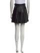 Maje Lamb Leather Mini Skirt