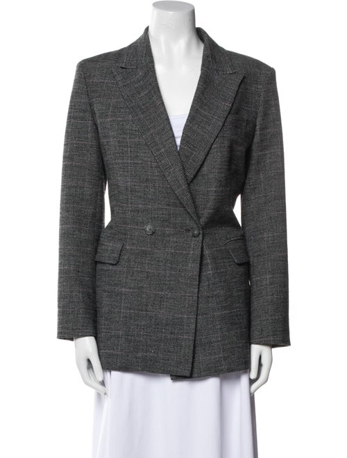 Maje Houndstooth Print Blazer