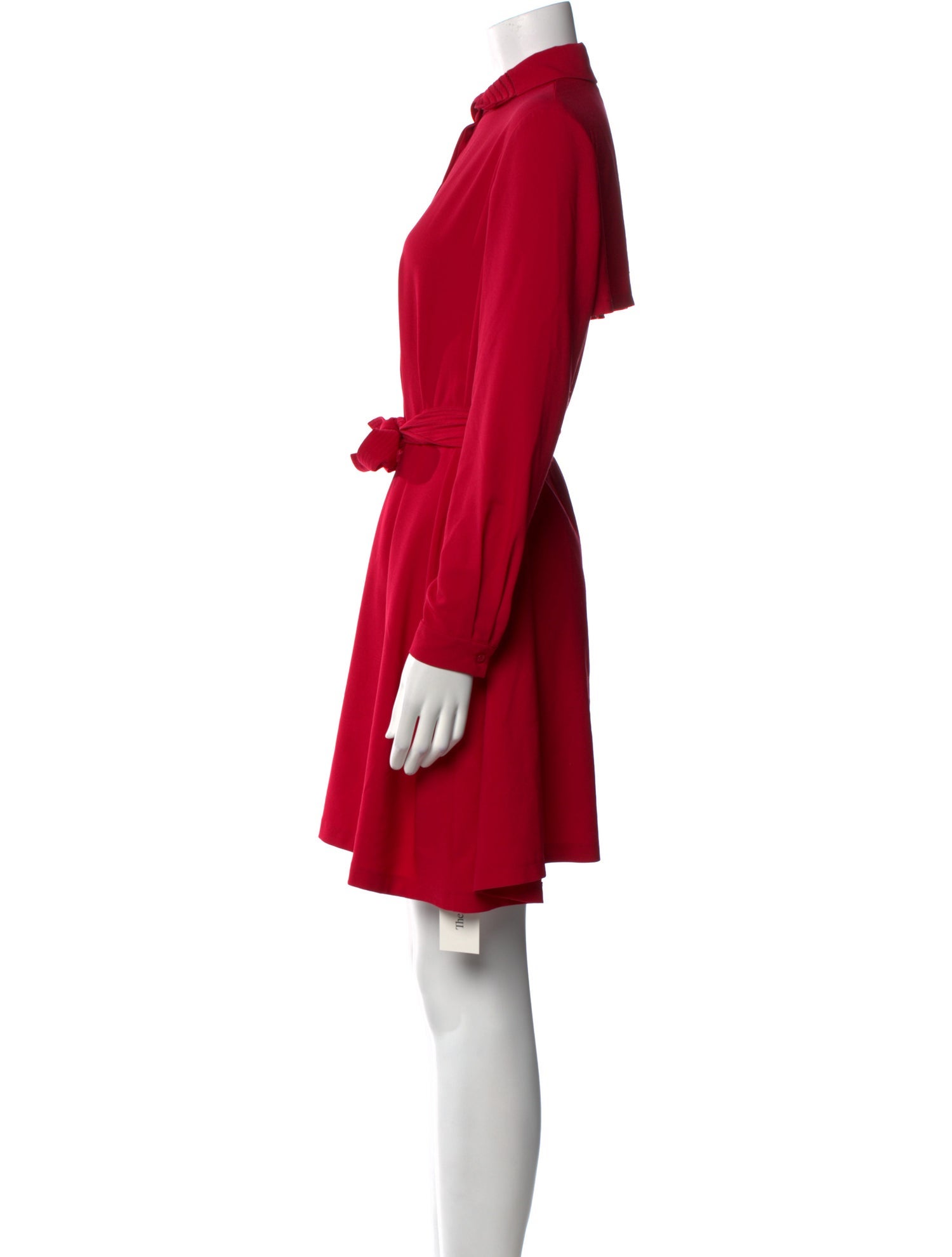 Maje Mock Neck Mini Dress