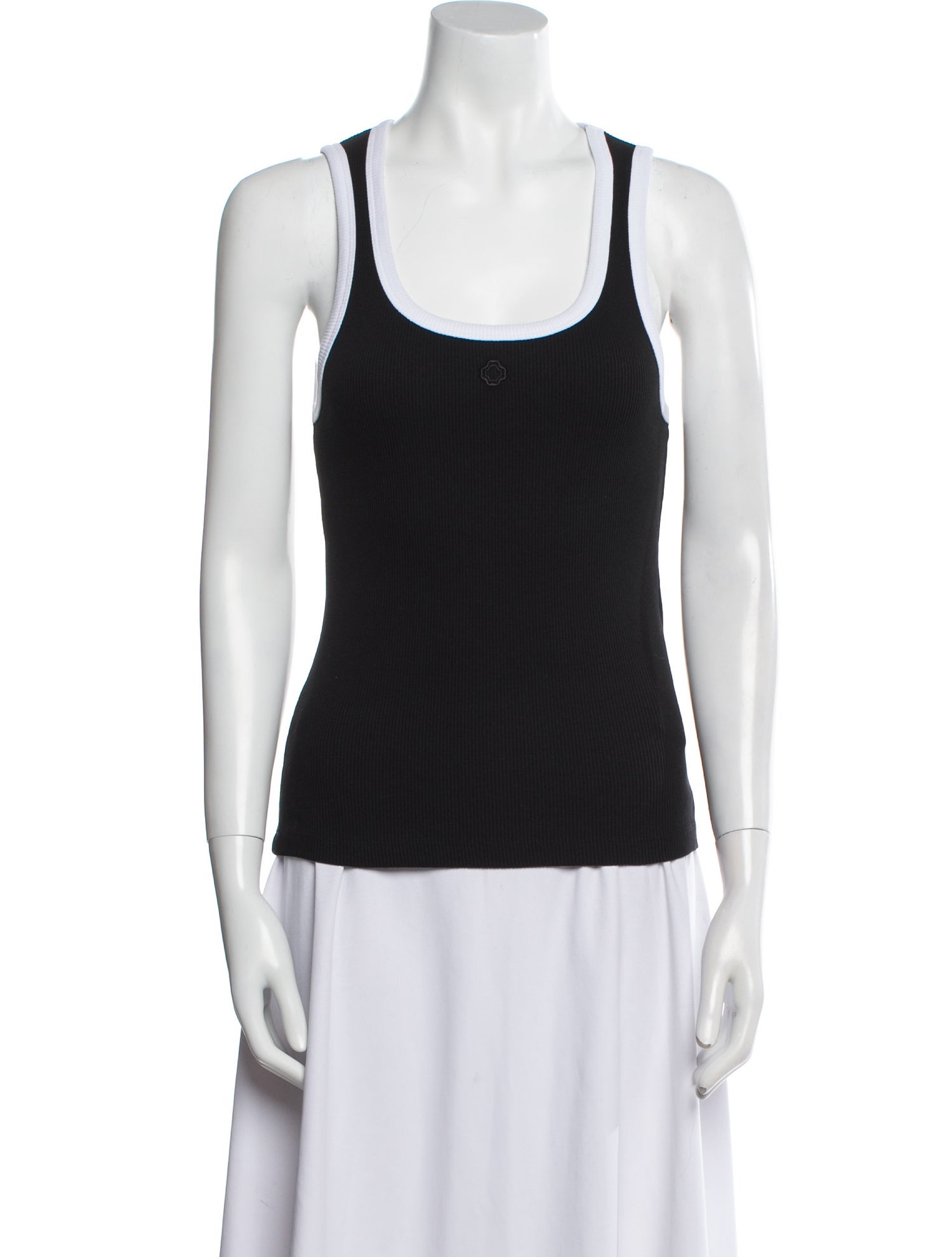 Maje Scoop Neck Sleeveless Top