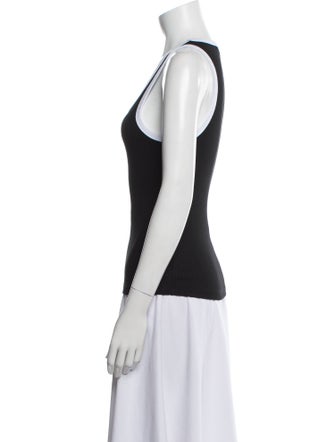 Maje Scoop Neck Sleeveless Top