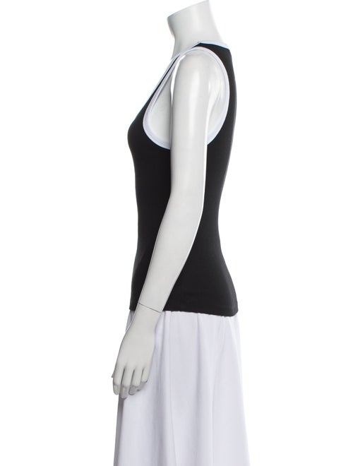 Maje Scoop Neck Sleeveless Top