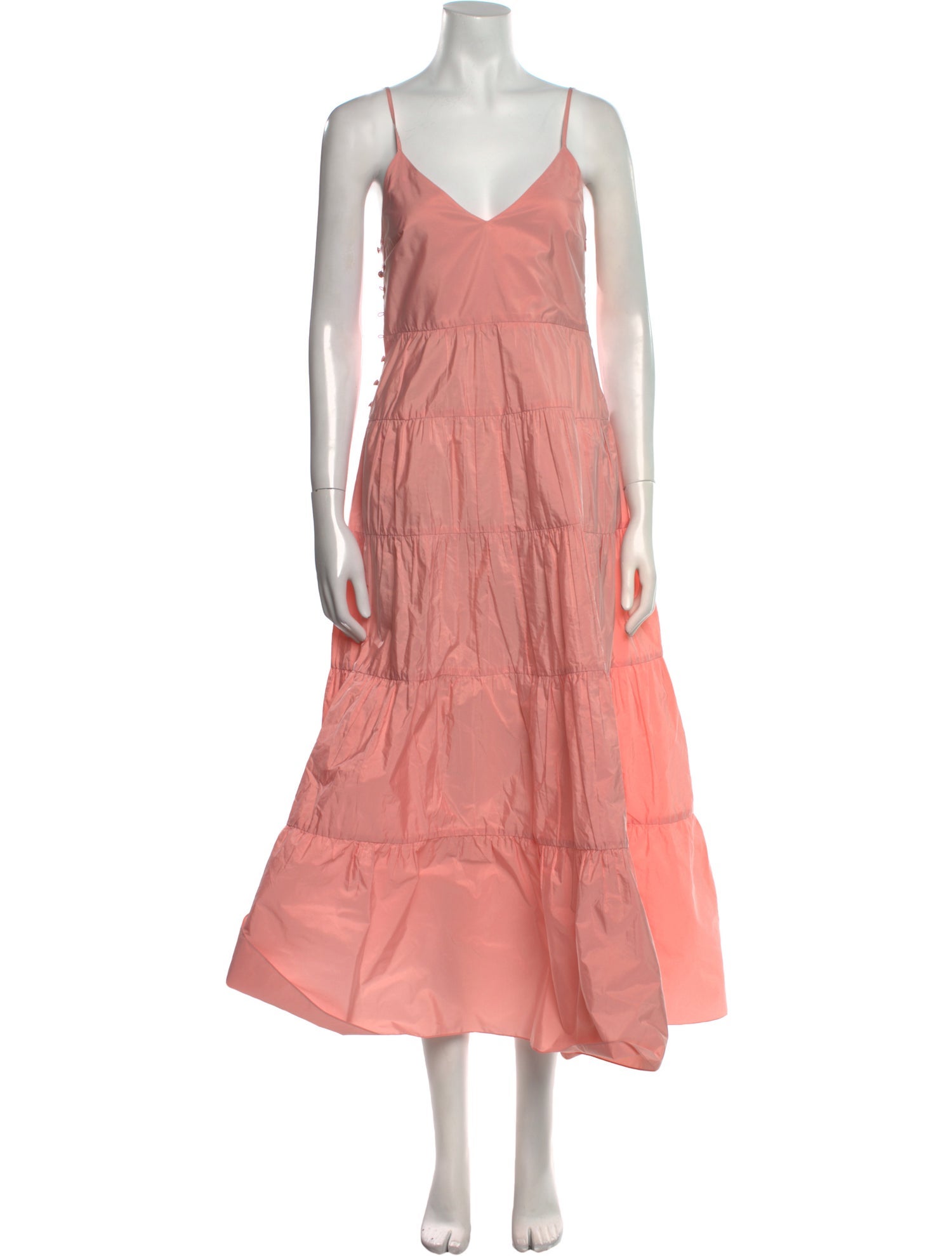 Maje V-Neck Long Dress