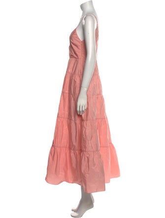 Maje V-Neck Long Dress