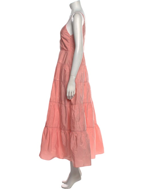 Maje V-Neck Long Dress