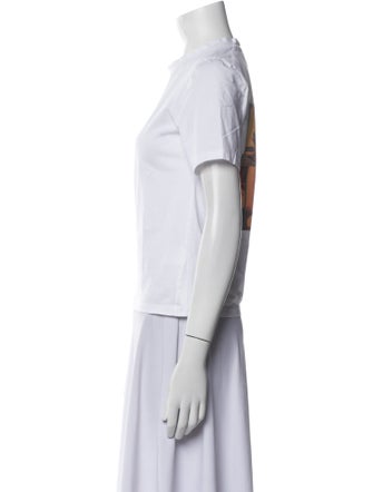 Maje Graphic Print Crew Neck T-Shirt