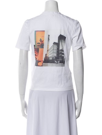 Maje Graphic Print Crew Neck T-Shirt