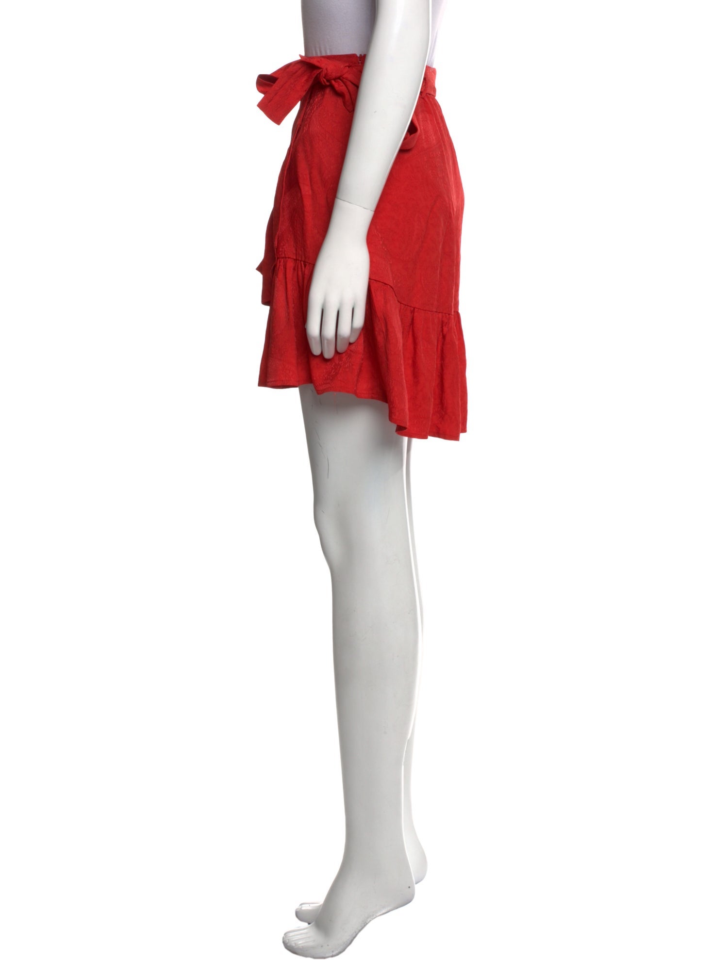 Maje Ruffle Embellishment Mini Skirt