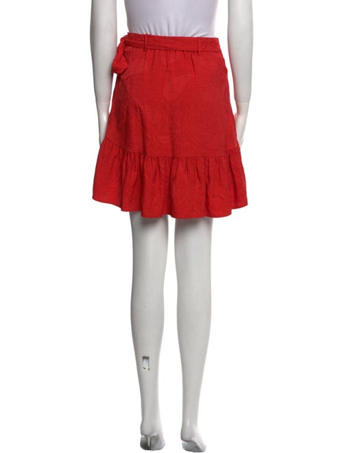 Maje Ruffle Embellishment Mini Skirt