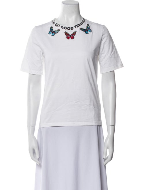 Maje Crew Neck Short Sleeve T-Shirt