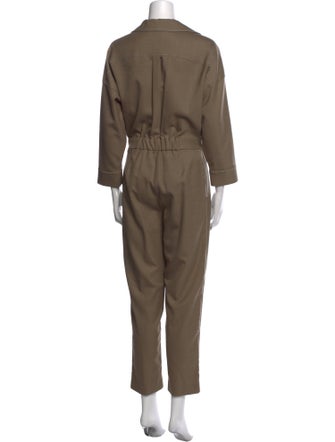 Maje V-Neck Jumpsuit