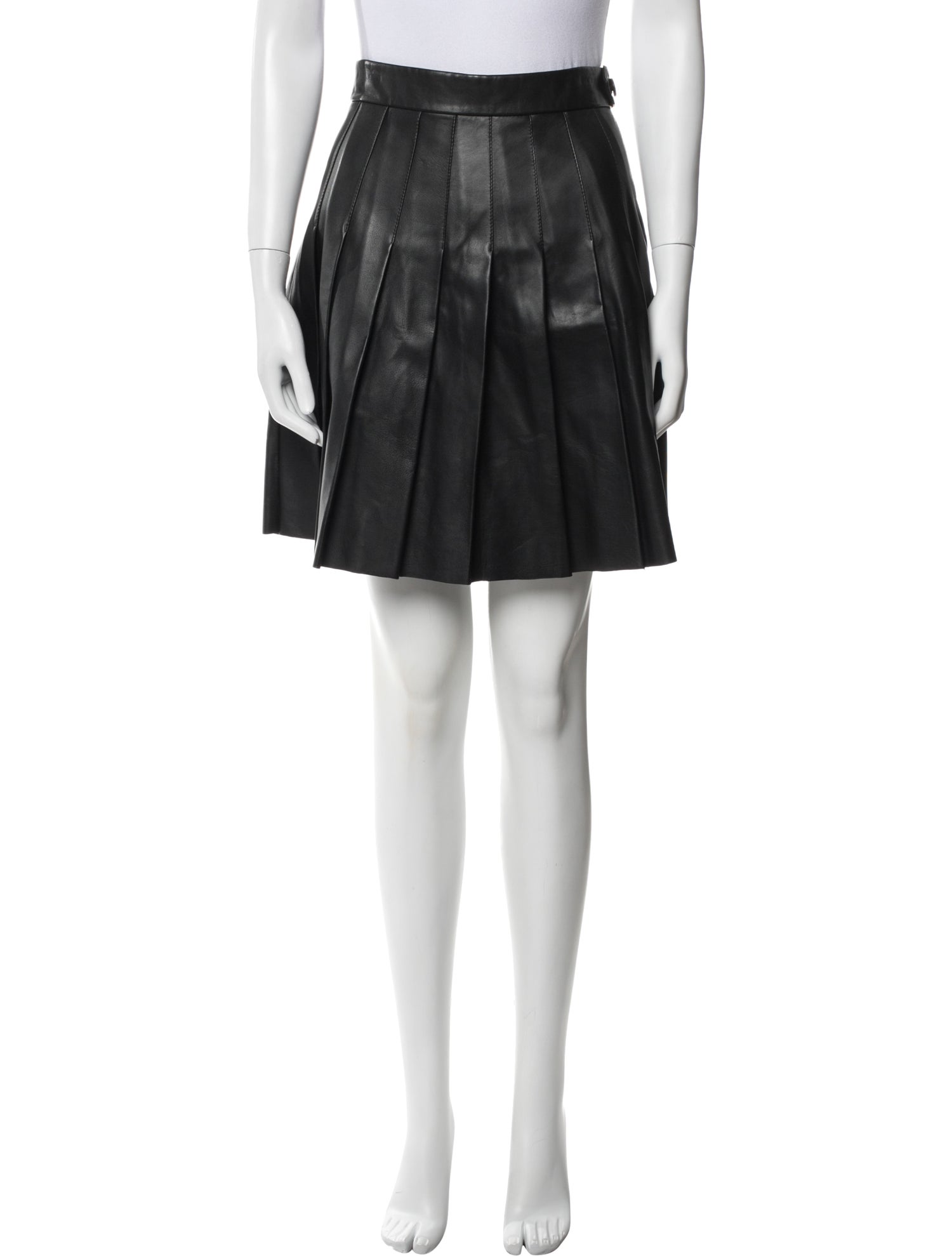 Maje Leather Mini Skirt