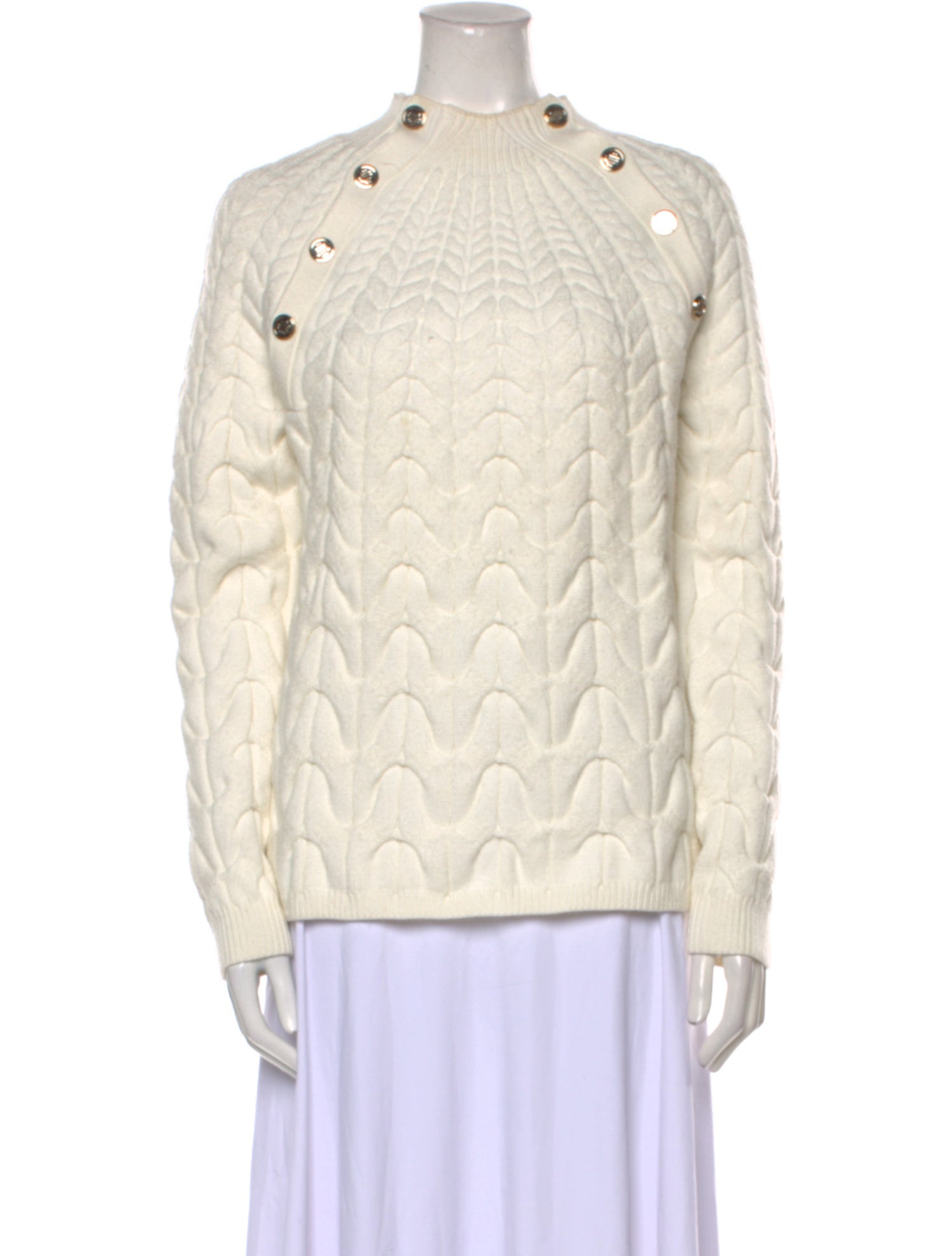 Maje Mock Neck Sweater