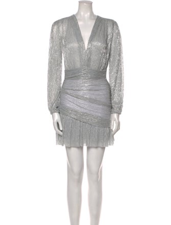 Maje V-Neck Mini Dress