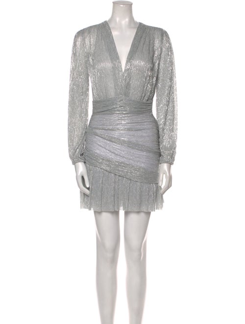 Maje V-Neck Mini Dress