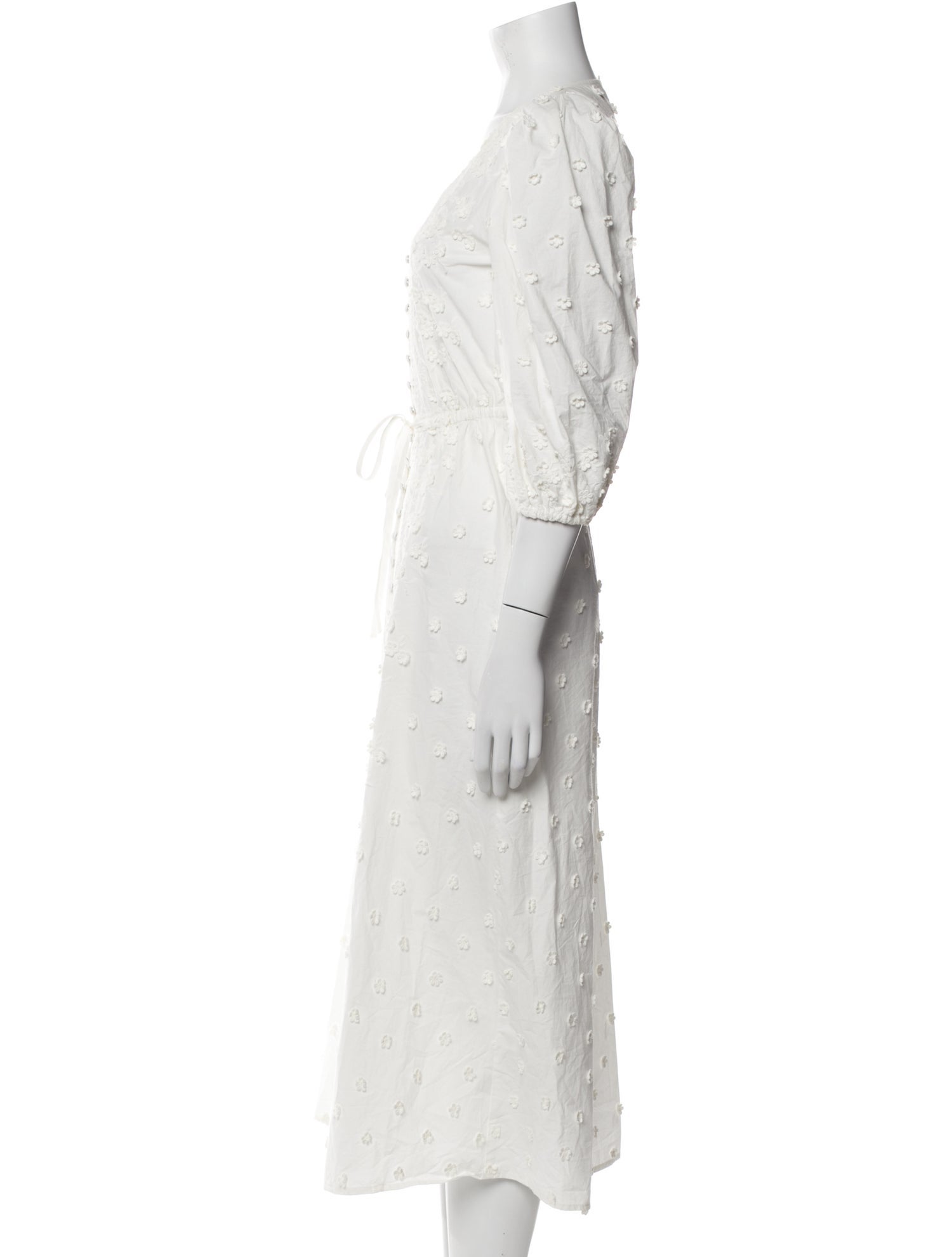 Maje V-Neck Long Dress