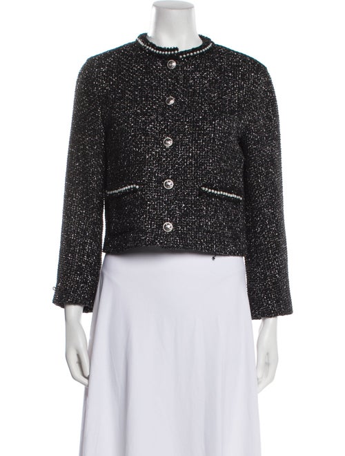 Maje Tweed Pattern Evening Jacket