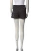 Maje Tweed Pattern Mini Shorts