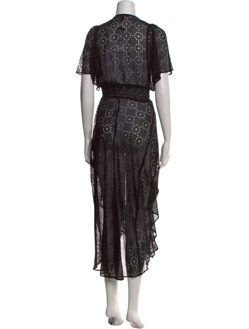 Maje Printed Long Dress