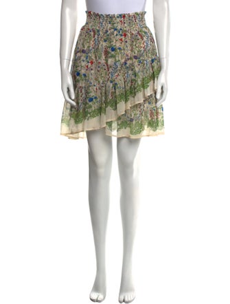 Maje Floral Print Knee-Length Skirt