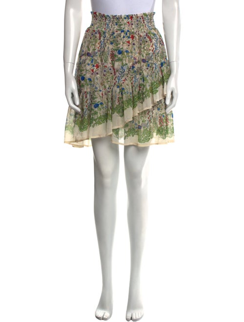 Maje Floral Print Knee-Length Skirt