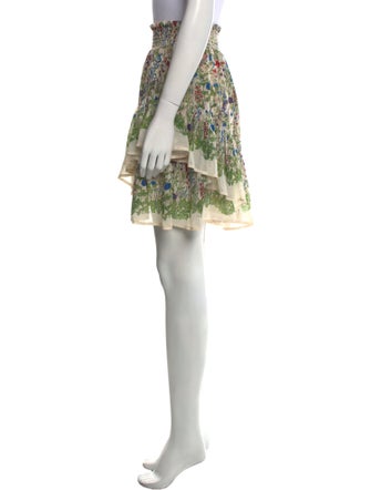 Maje Floral Print Knee-Length Skirt