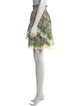 Maje Floral Print Knee-Length Skirt