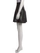Maje Lamb Leather Mini Skirt