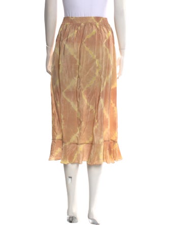 Maje Ruffle Embellishment Midi Length Skirt