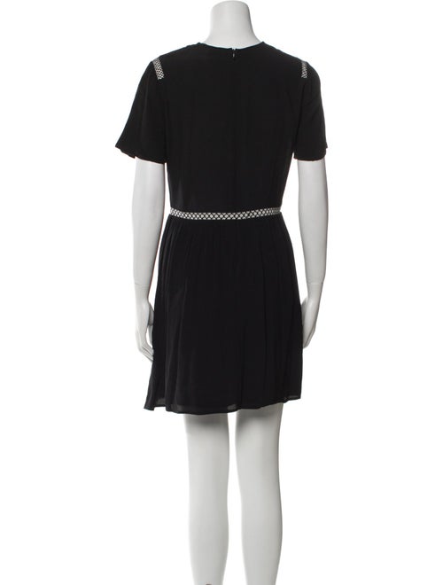 Maje Crew Neck Mini Dress