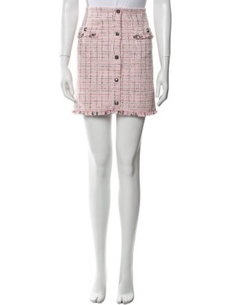 Maje Printed Mini Skirt