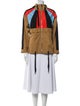 Maje Colorblock Pattern Jacket