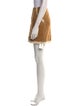 Maje Suede Mini Skirt