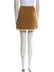 Maje Suede Mini Skirt