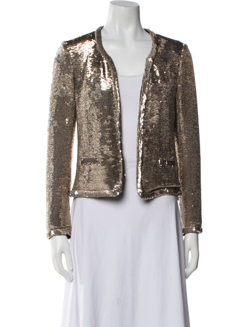 Maje Sequin Printed Evening Jacket