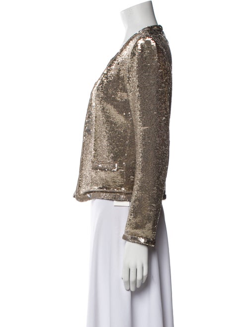 Maje Sequin Printed Evening Jacket