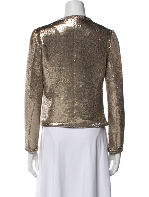 Maje Sequin Printed Evening Jacket