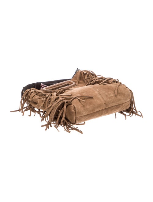 Maje Suede Top Handle Bag