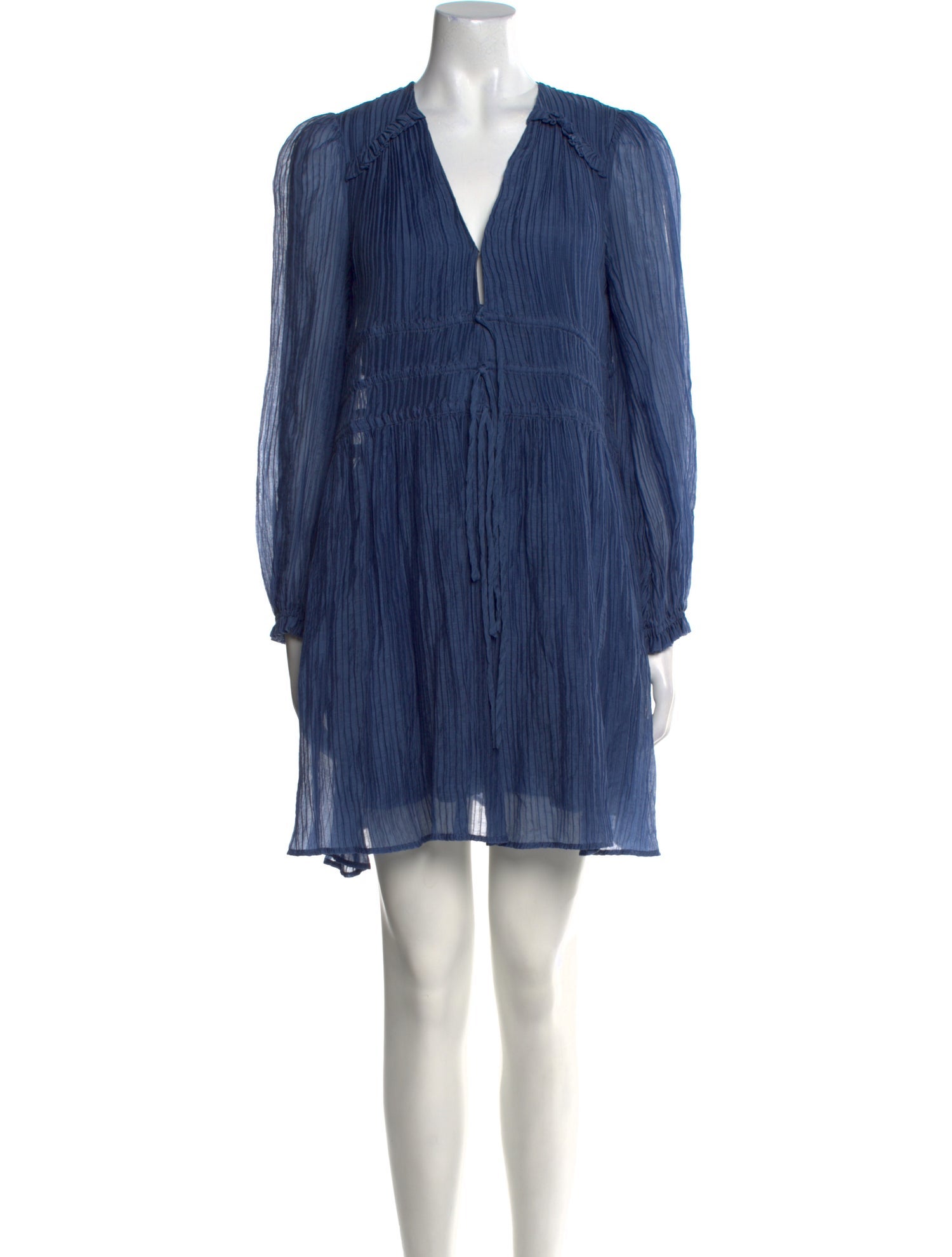 Maje V-Neck Mini Dress