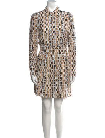 Maje Animal Print Mini Dress