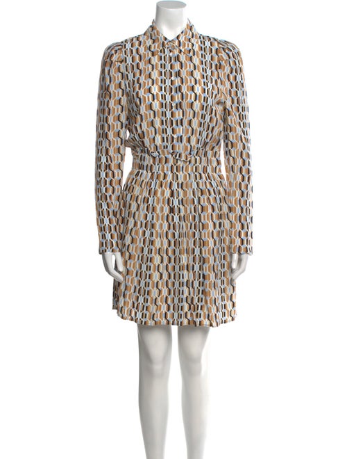 Maje Animal Print Mini Dress