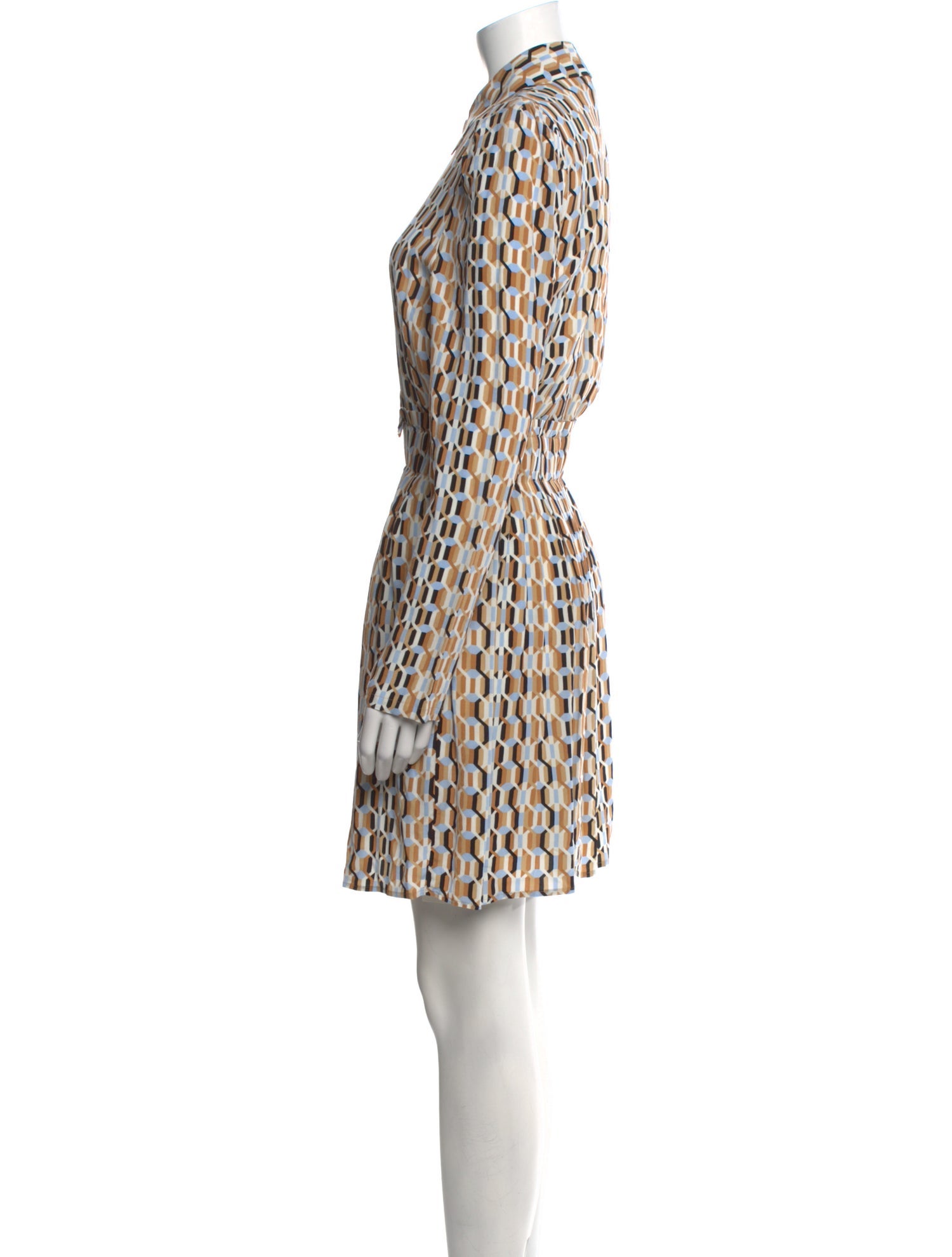 Maje Animal Print Mini Dress