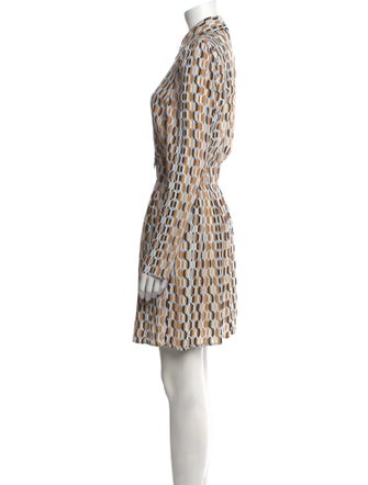 Maje Animal Print Mini Dress