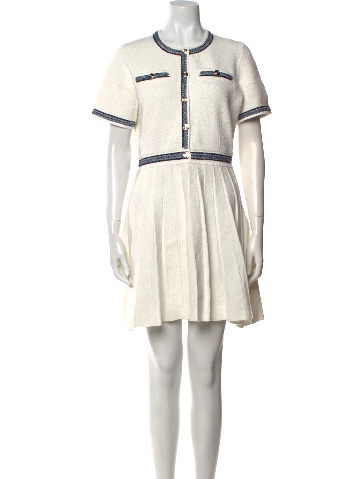 Maje Crew Neck Mini Dress w/ Tags