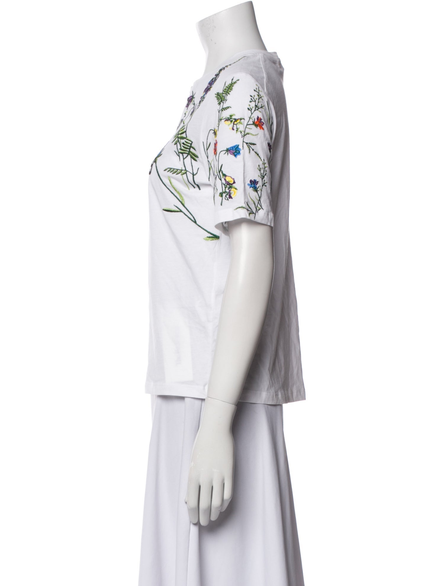 Maje Graphic Print Crew Neck T-Shirt w/ Tags