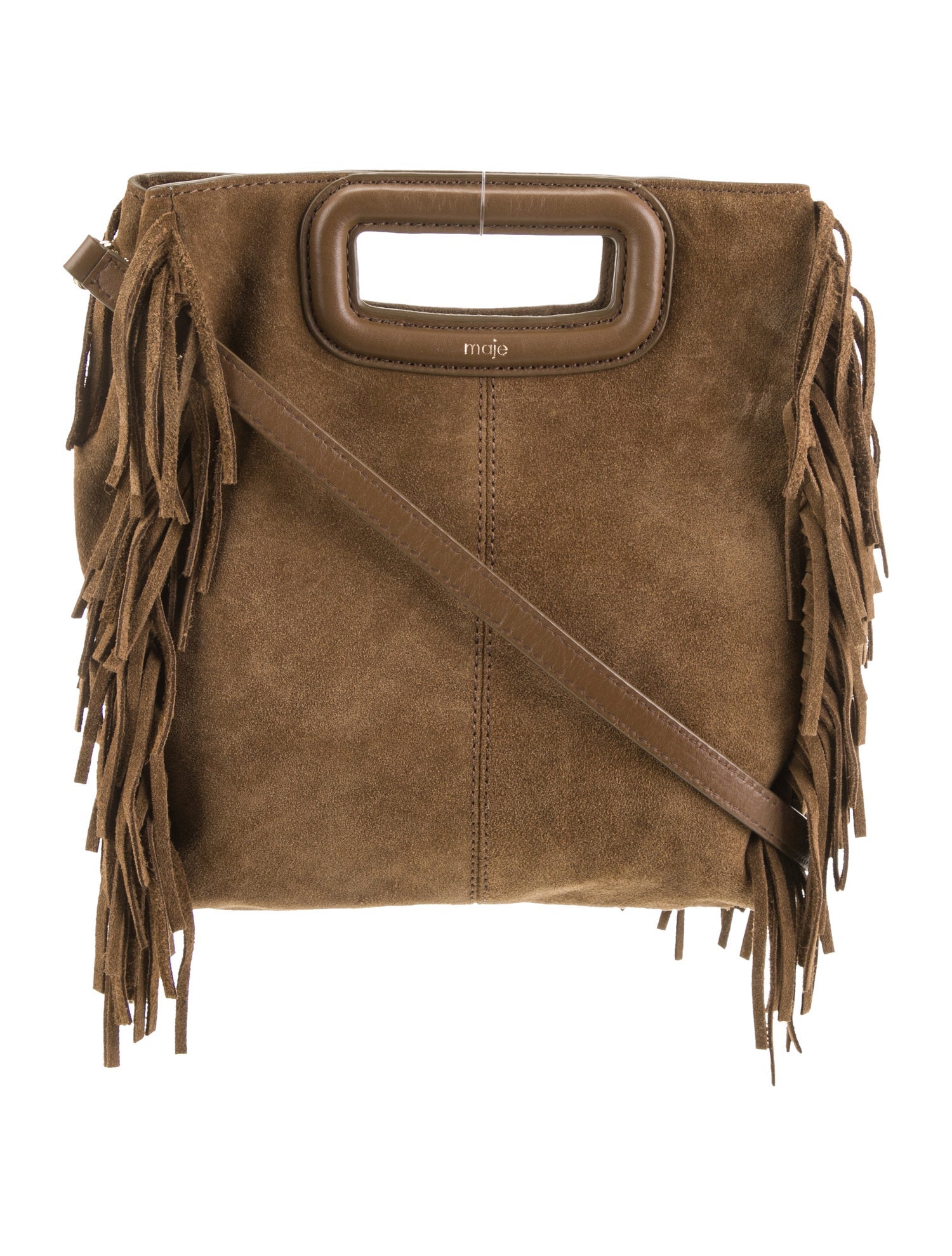Maje Suede Crossbody Bag