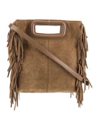 Maje Suede Crossbody Bag