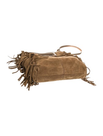 Maje Suede Crossbody Bag