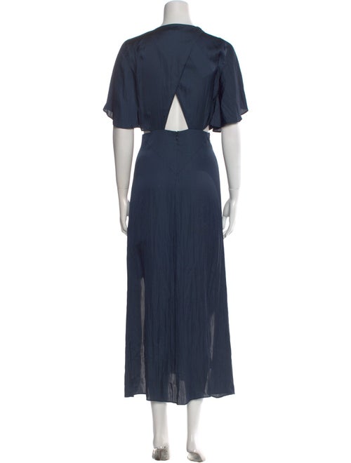 Maje V-Neck Knee-Length Dress