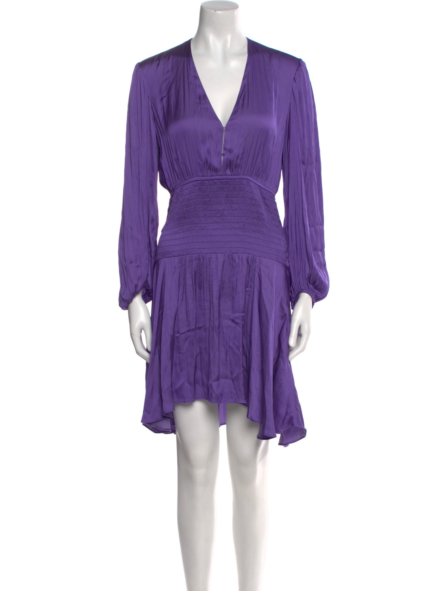 Maje V-Neck Knee-Length Dress